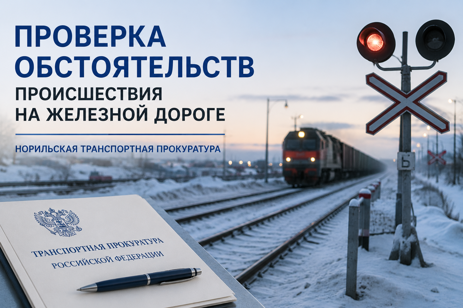В Красноярском крае транспортная прокуратура проверяются обстоятельства смертельного травмирования