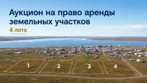 Аукцион на право аренды земельных участков в сельском поселении Караул — 4 лота